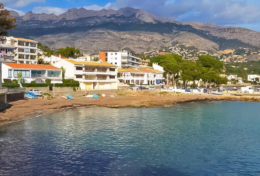 Apartamento Primera Linea Con Acceso Privado A La Playa Альтеа Экстерьер фото